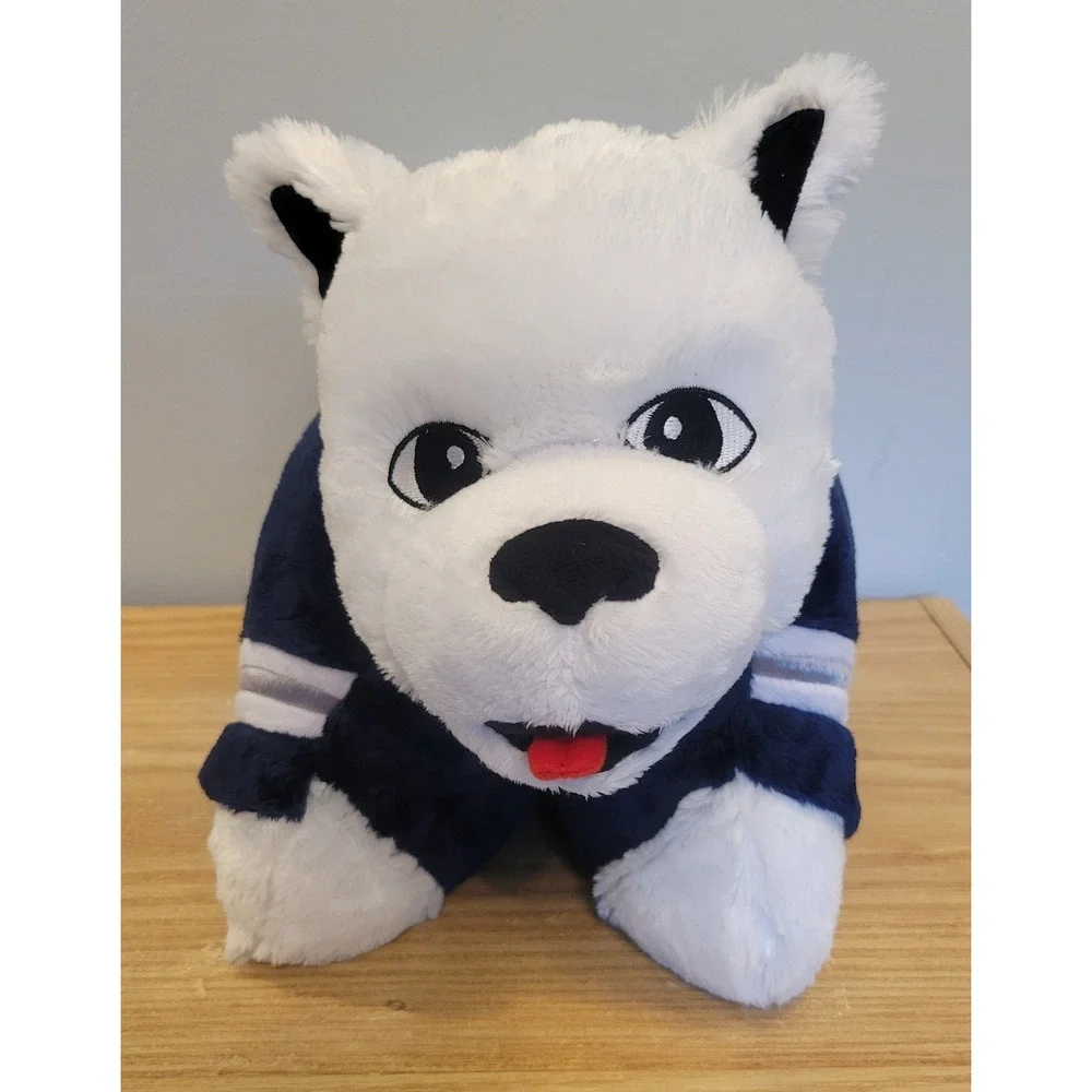Pillow Pets UConn Huskies Plush Mascot Folding Pillow Connecticut Navy White